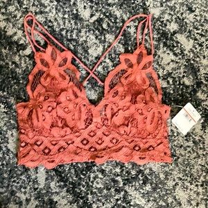 NWT Free People lace bralette, size XS